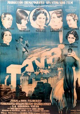 Poster of ¡Tango! (1933), the first Argentine sound film, produced by Argentina Sono Film